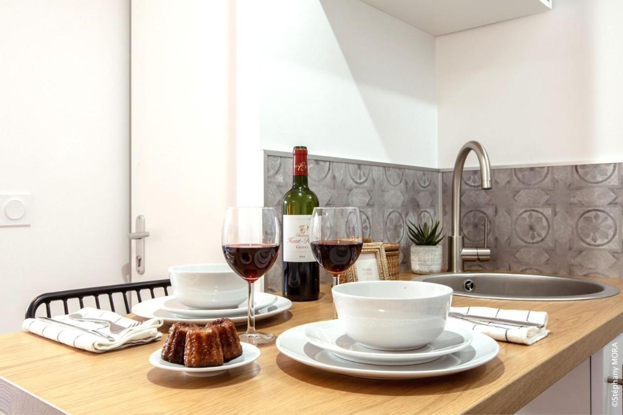 Life&Travel - Studio Cosy - Parking - Terrasse Bordeaux Buitenkant foto